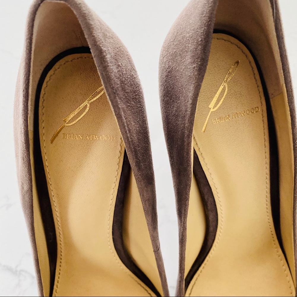 Brian Atwood Frederique Suede Pump - Picture 11 of 12